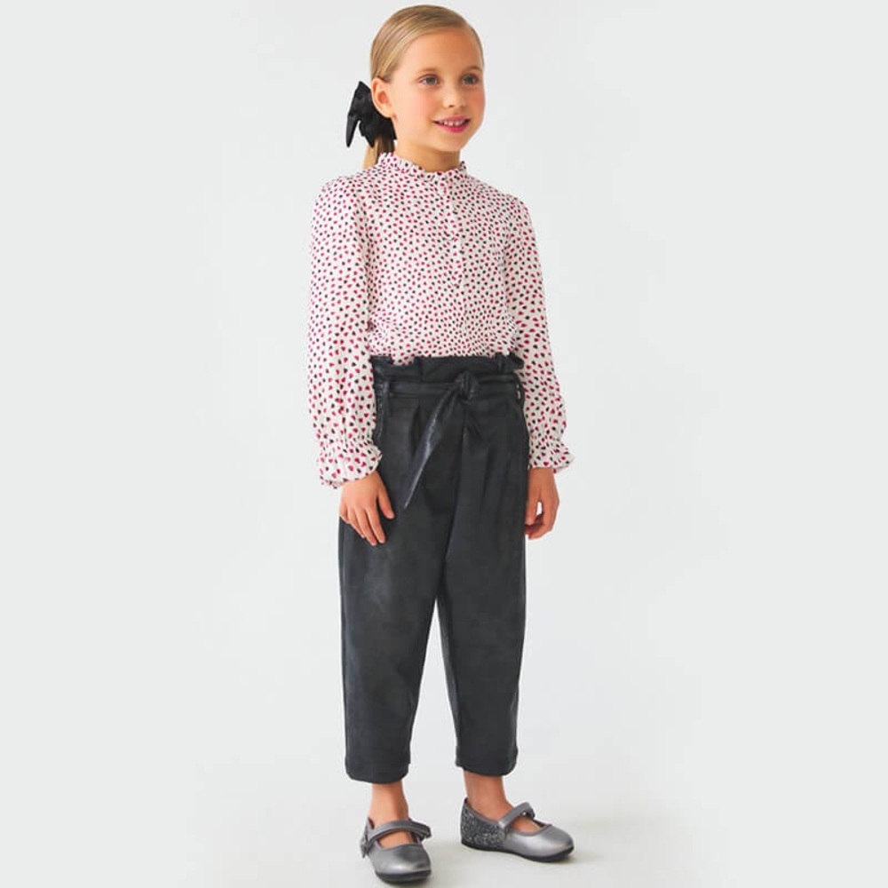 Elegant Kids Charcoal Formal Trousers